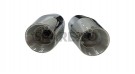 For Royal Enfield GT and Interceptor 650 Silver Stallion Exhaust Silencer LH RH - SPAREZO